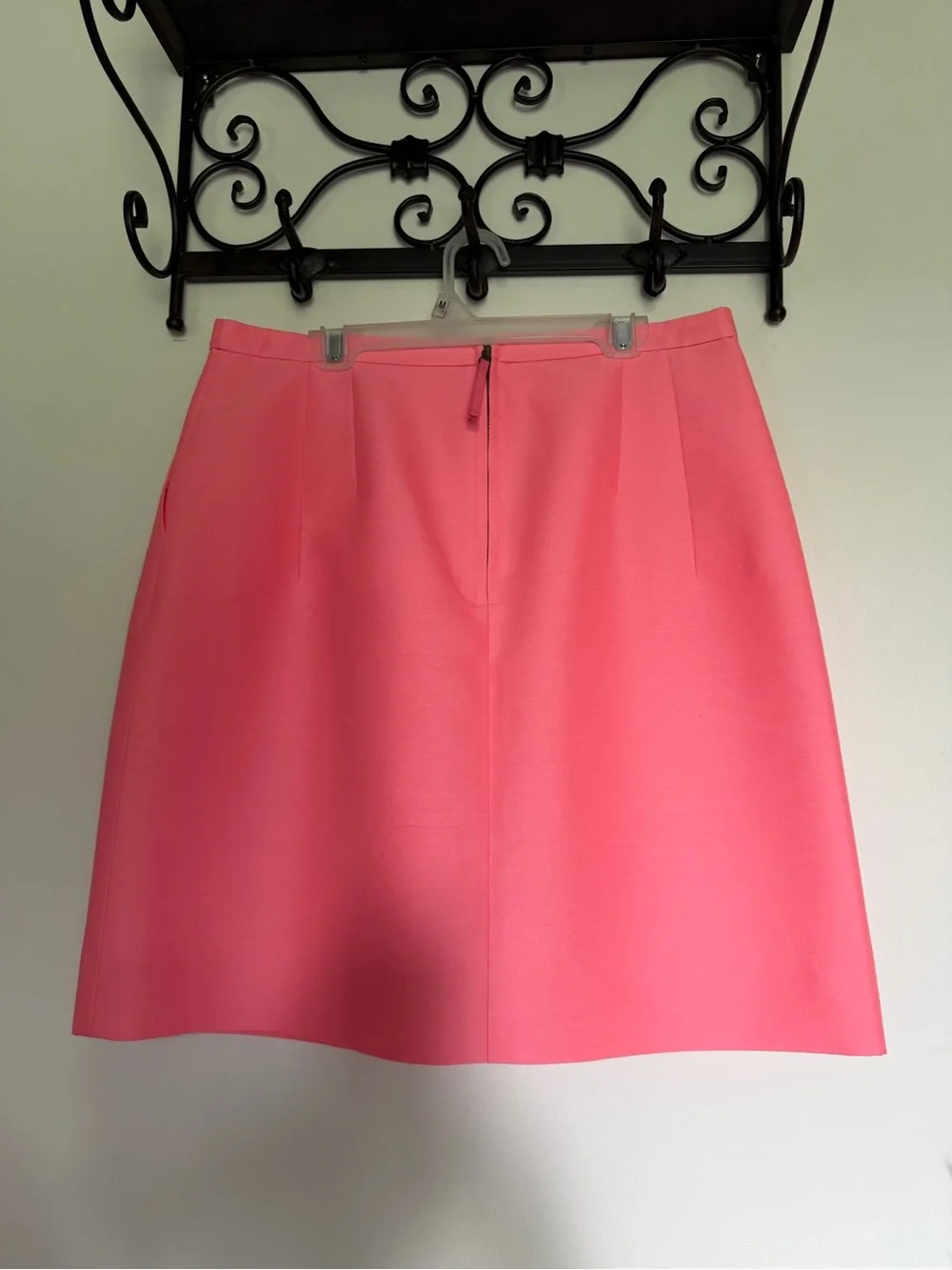 J. Crew Coral Salmom pink Mini Skirt NWOT